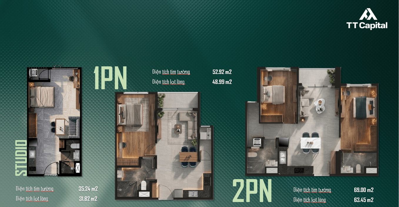 Studio & 1PN