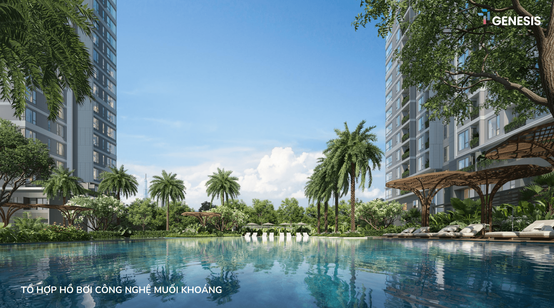 Hồ bơi khoáng & cảnh quan nước